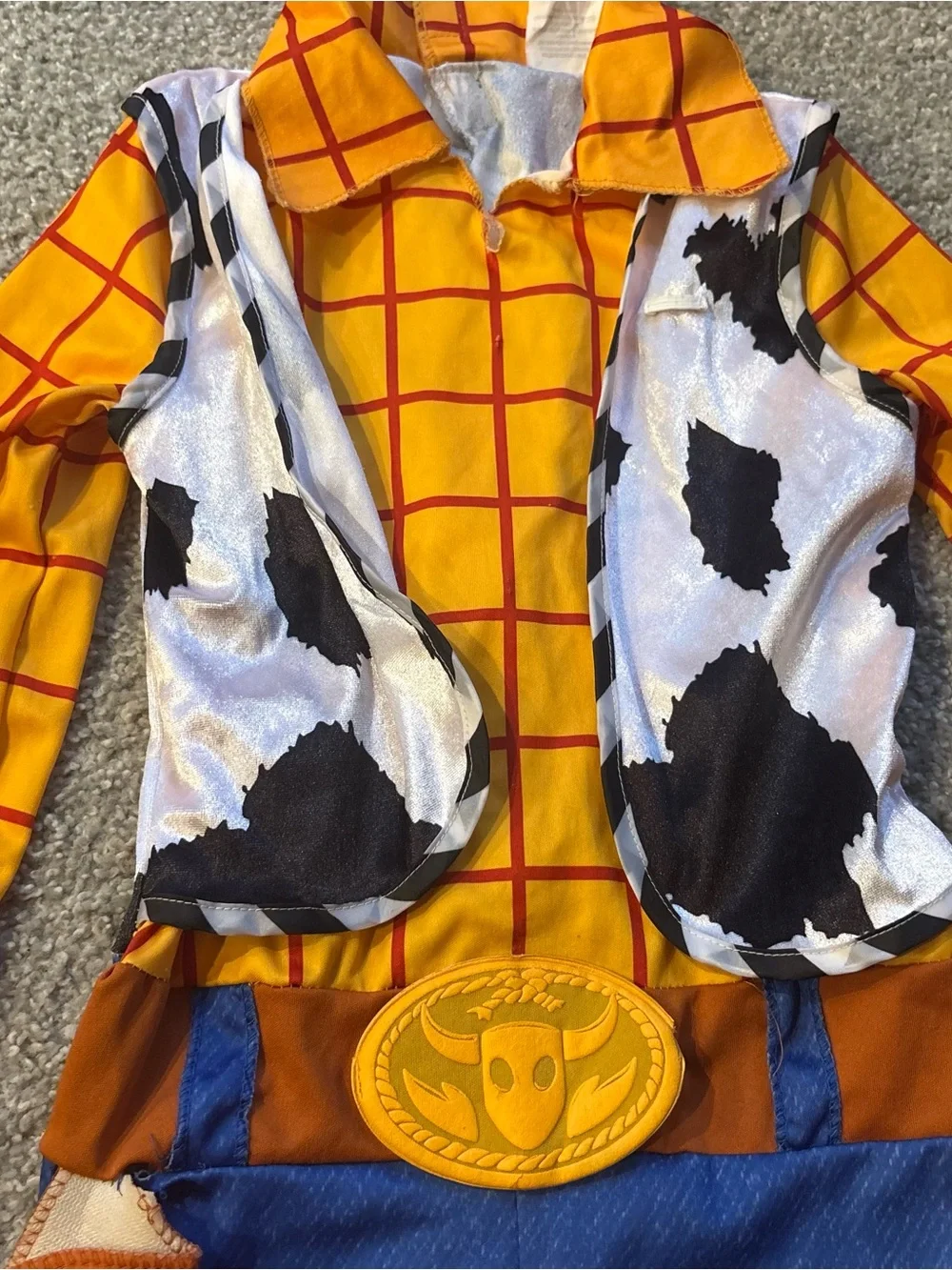 Disney Toy Story Woody Costume Sz Medium 7 8 Halloween World Land Cruise